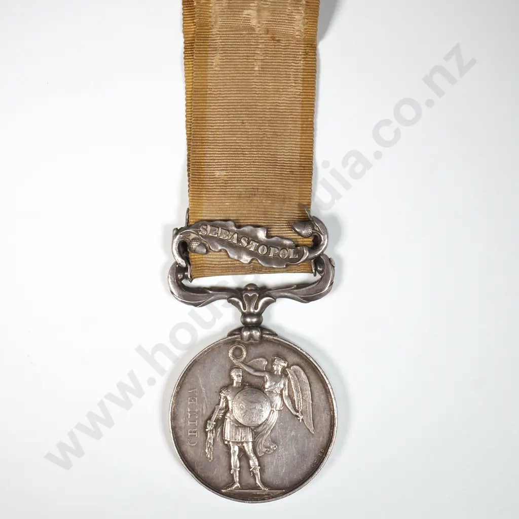 United Kingdom Crimea Medal w Sebastopol Bar to Joseph Prittey 38th Regiment Image 1++