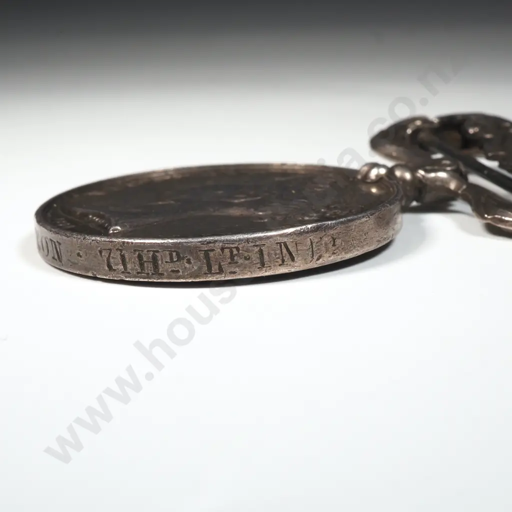 United Kingdom Crimea Medal w Sebastopol Clasp to 2324 J O Hutton 71st Highland Light Infantry Image 1++