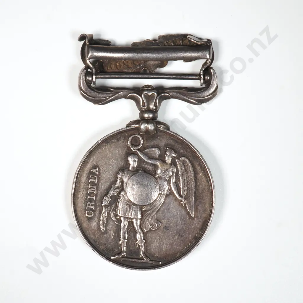 United Kingdom Crimea Medal w Sebastopol Clasp to 2324 J O Hutton 71st Highland Light Infantry Image 1++