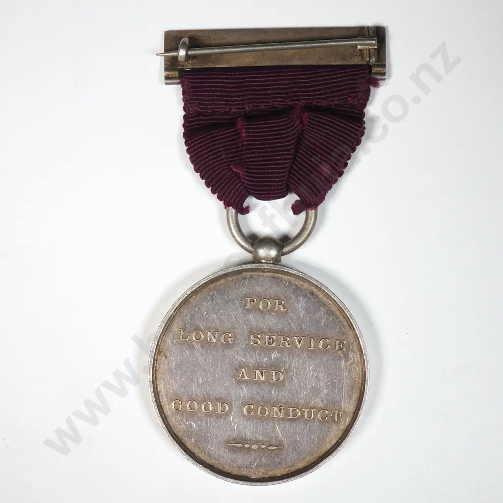 New Zealand Police Long Service & Good Conduct Medal to 103 Francis Henry Morice - Kohn Maker Image 1++