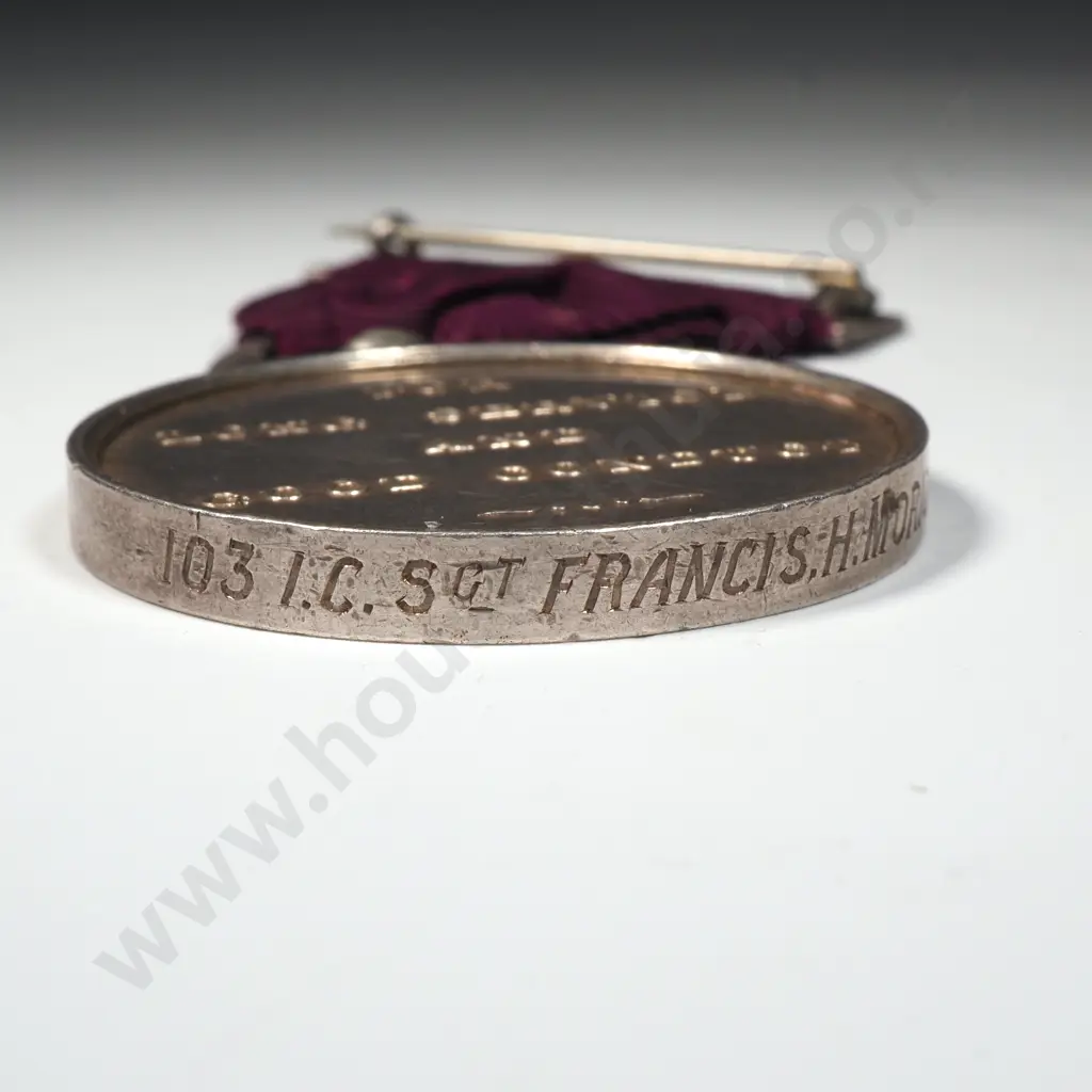 New Zealand Police Long Service & Good Conduct Medal to 103 Francis Henry Morice - Kohn Maker Image 1++