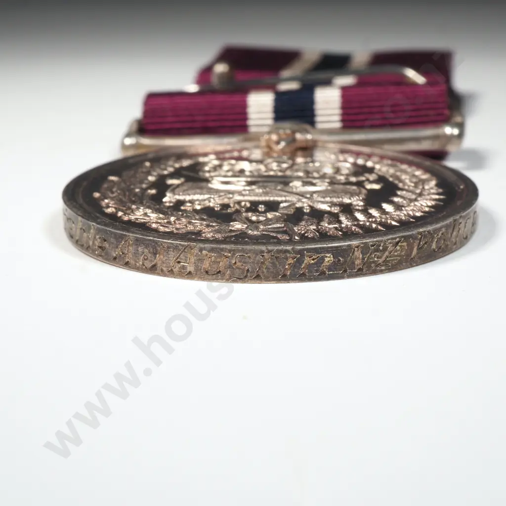 New Zealand Police Long Service & Good Conduct Medal to 2625 Albert John Austin - Mayer Kean Maker Image 1++