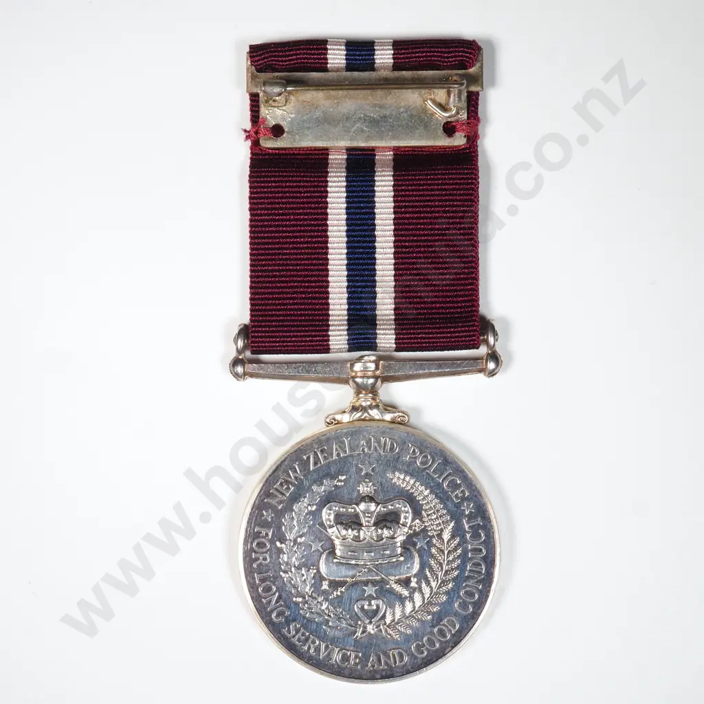 New Zealand Police Long Service & Good Conduct Medal to 4911 K Elisaian Image 1++