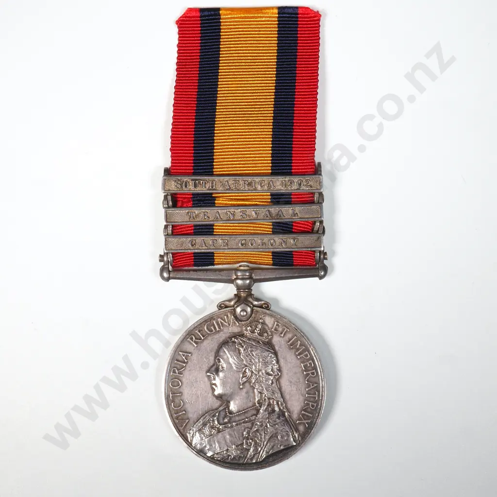 QSA to 5096 Robert Moody 8th Contingent NZMR w Three Bars Image 1++