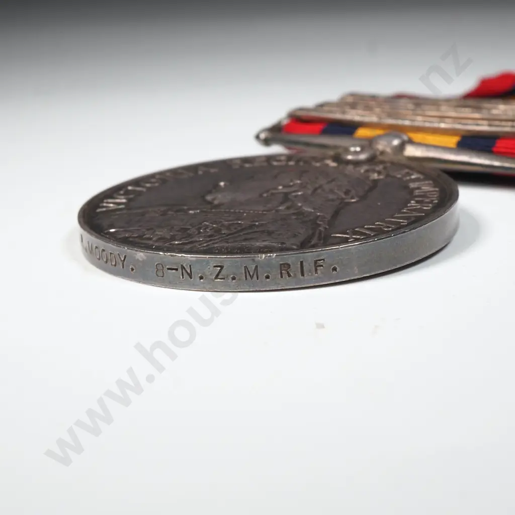 QSA to 5096 Robert Moody 8th Contingent NZMR w Three Bars Image 1++