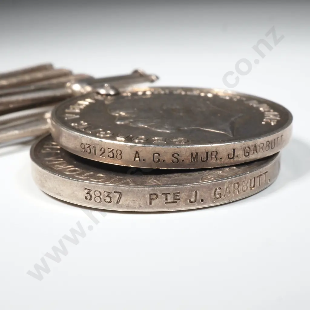 QSA to 3837 John Garbutt 5th Contingent NMR & WW1 BWM 102nd Canadian Infantry Image 1++