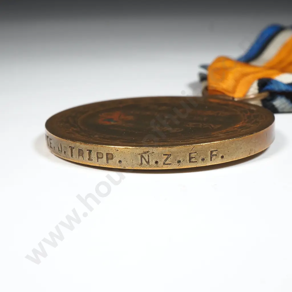 WW1 Victory Medal to 68909 J Tripp NZEF Image 1++