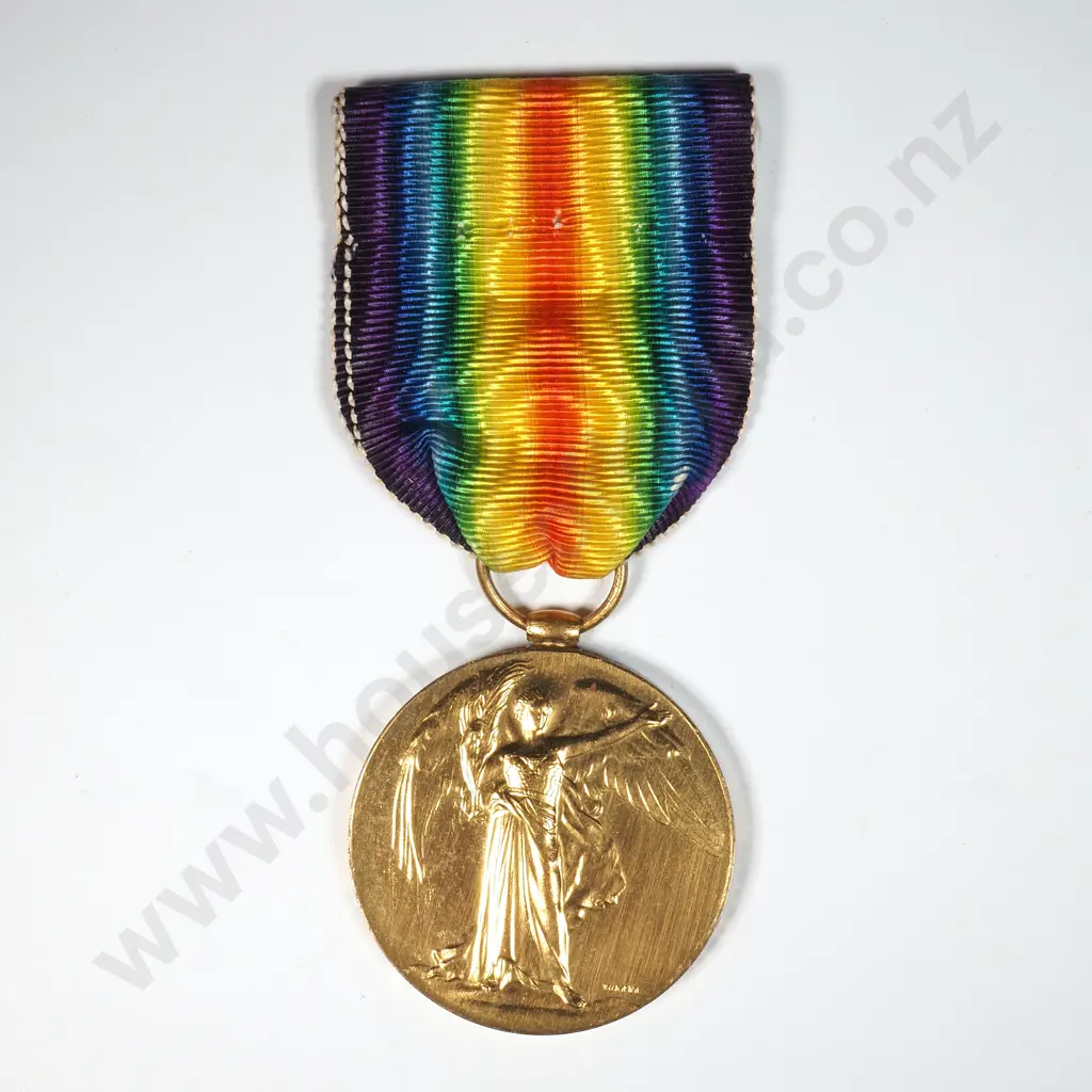 WW1 Victory Medal to 72582 J A Pownceby NZEF Image 1++