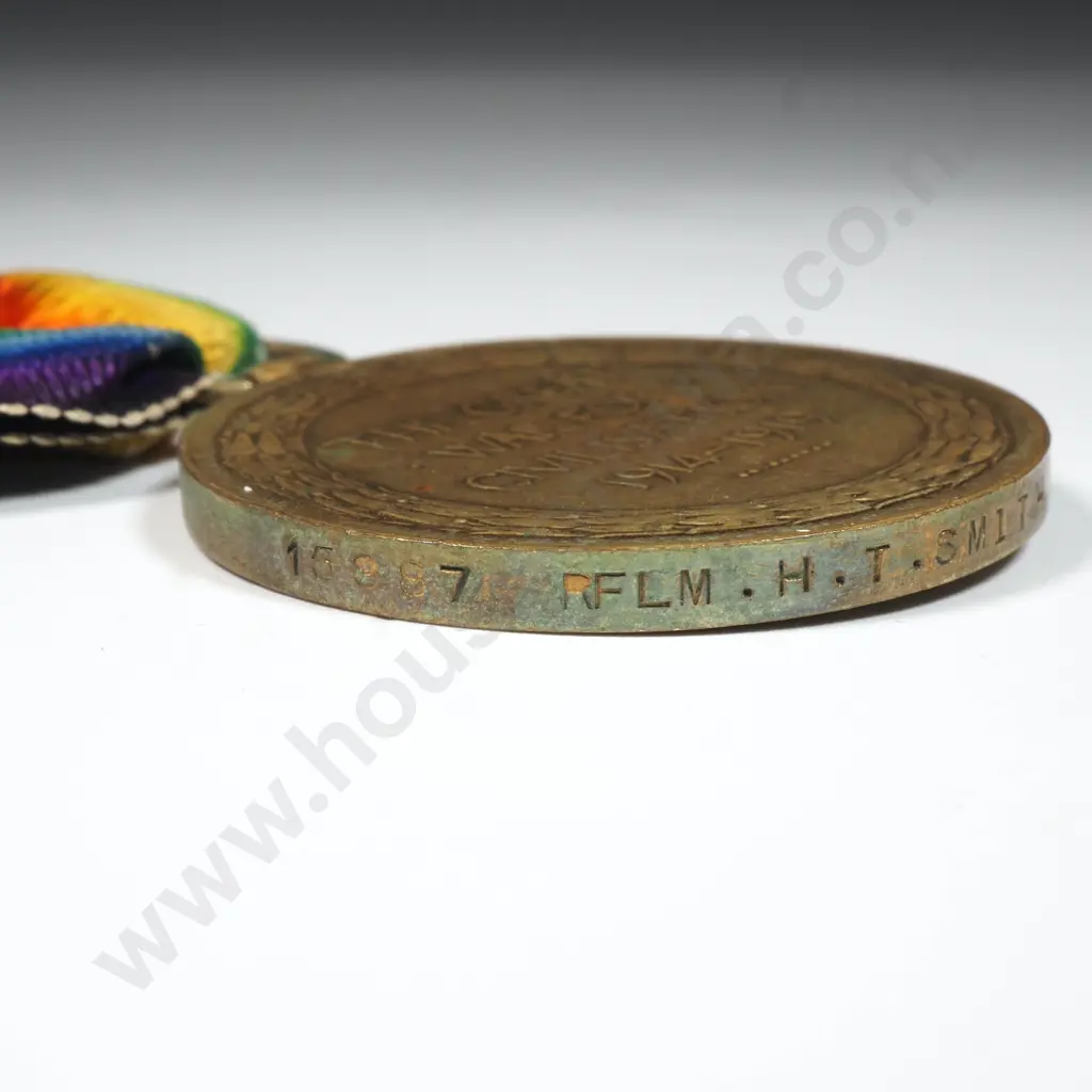 WW1 Victory Medal to Henry Thomas Smith NZEF Image 1++
