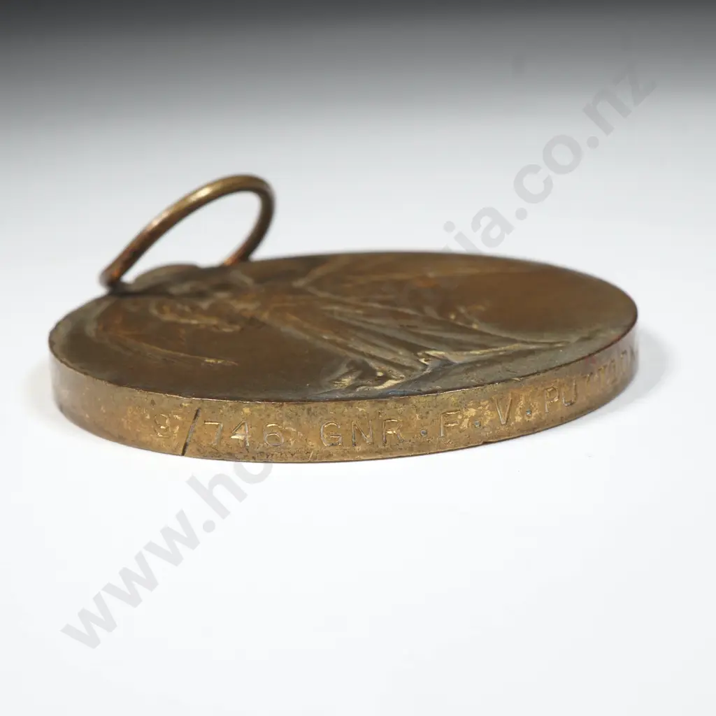 WW1 Victory Medal to Frank Valentine Puttick NZEF Image 1++