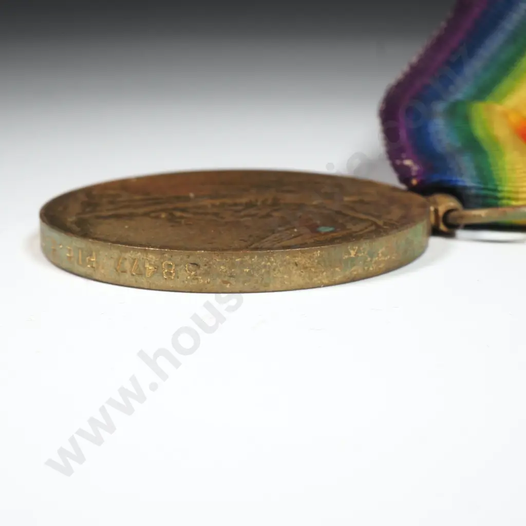 WW1 Victory Medal 38477 Edward George Anderson NZEF Image 1++