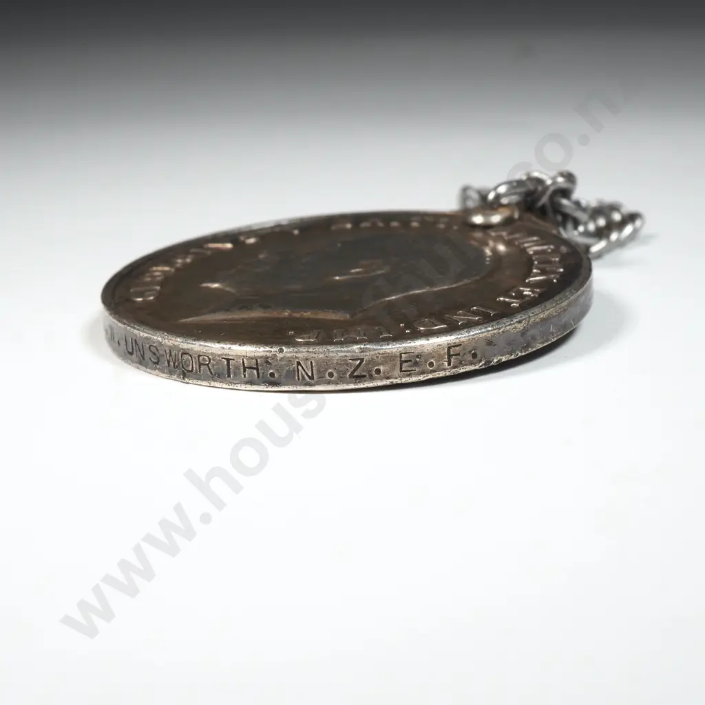 WW1 BWM to 61847 W Unsworth NZEF - A/F Image 1++
