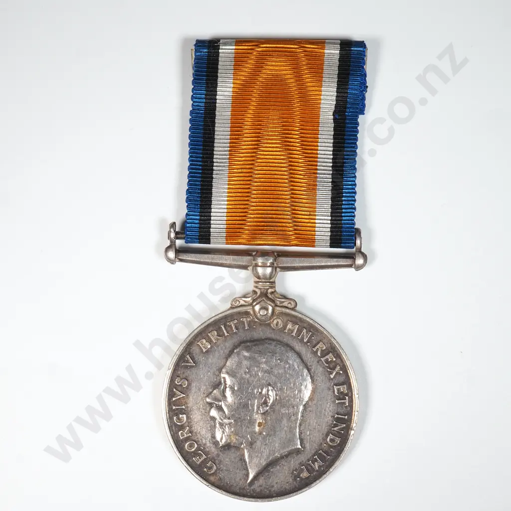 WW1 British War Medal to 9579 Pte H Hitchen Liverpool Regiment Image 1++
