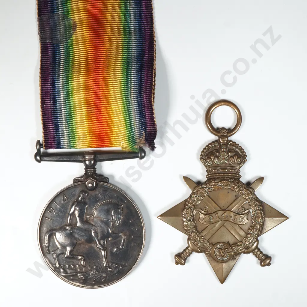 WW1 Trio (Missing Victory Medal) to 6/2813 R G Woodham NZEF Image 1++