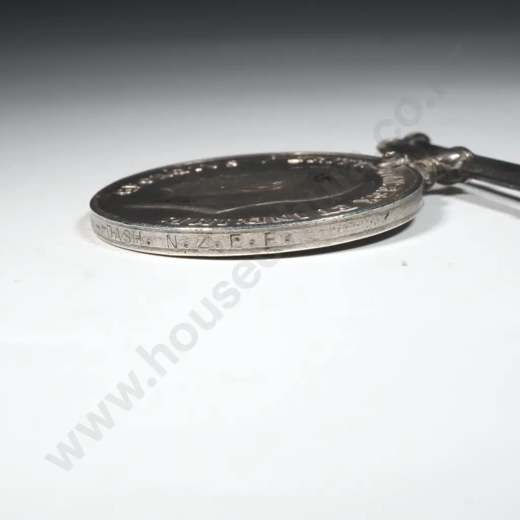 WW1 BWM & 1914/15 Star Named to 24/1012 RFLM S H Dash NZEF Image 1++