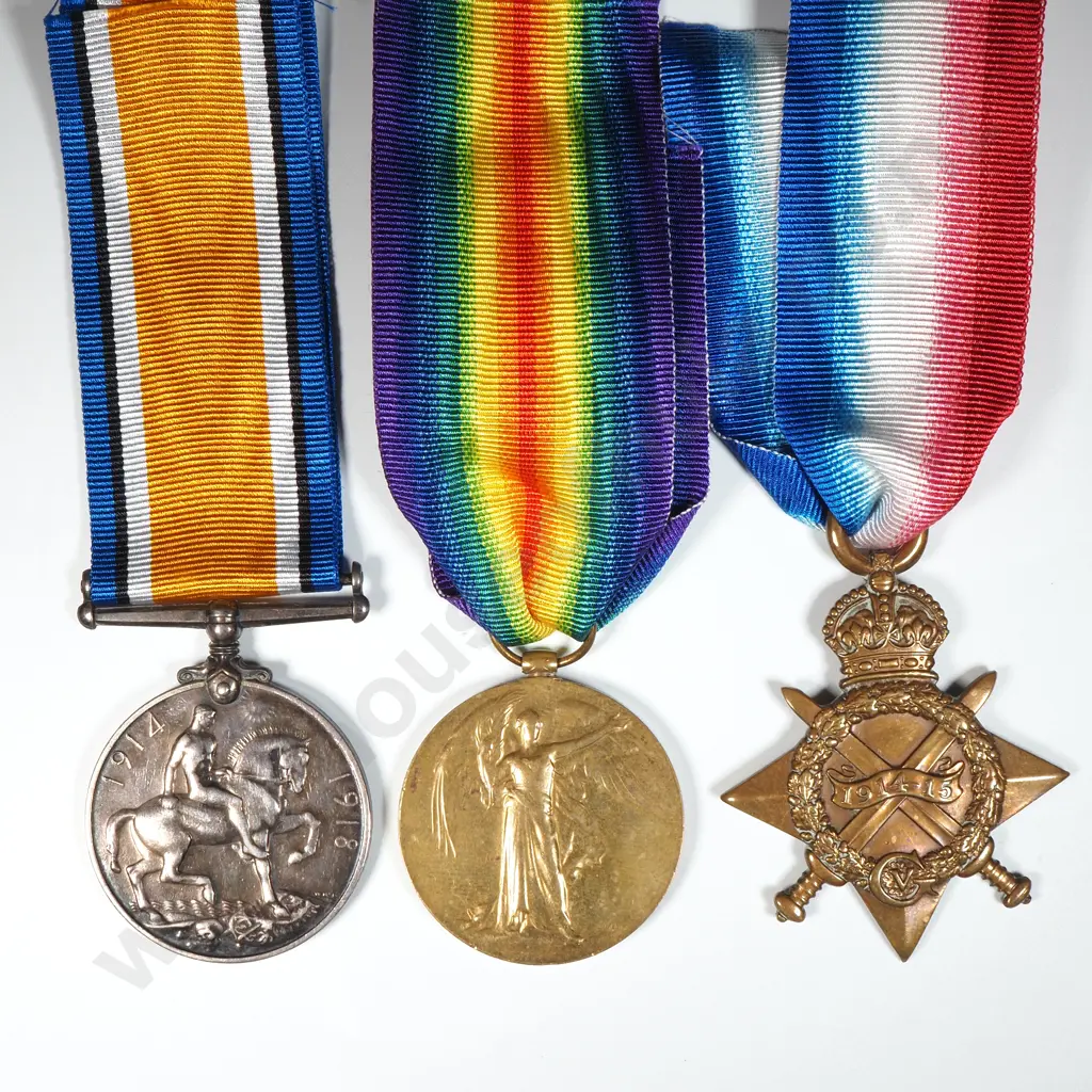 WW1 Trio to 6/657 W S Ithill NZEF Image 1++