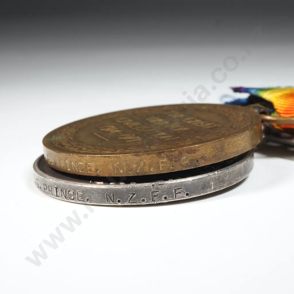 WW1 Trio to 12/2445 Ernest George Prince Image 1++