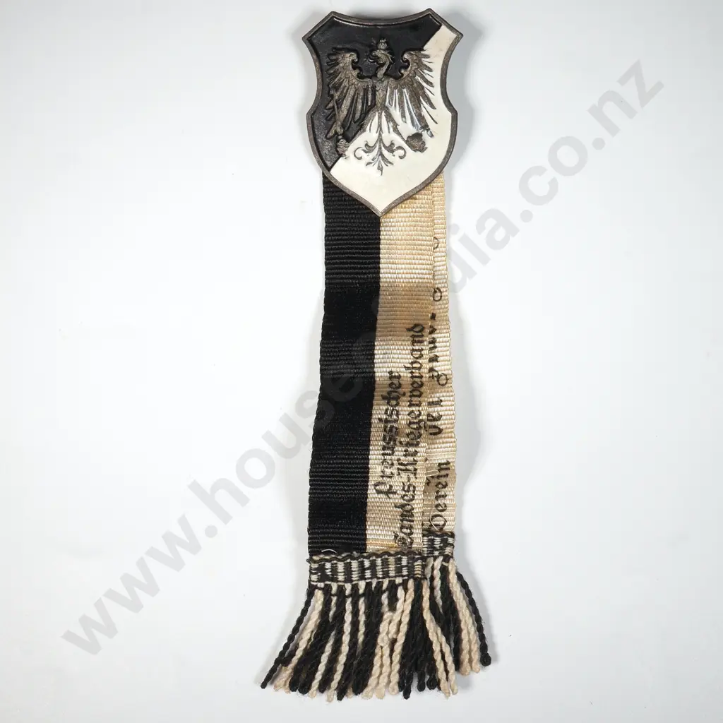 WW1 Prussian Warrior League Veteran Membership Badge & Ribbon Image 1++