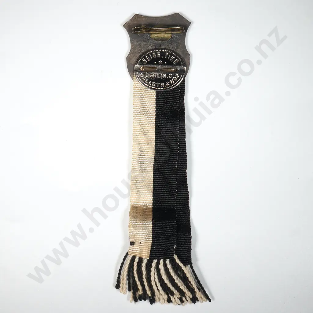 WW1 Prussian Warrior League Veteran Membership Badge & Ribbon Image 1++