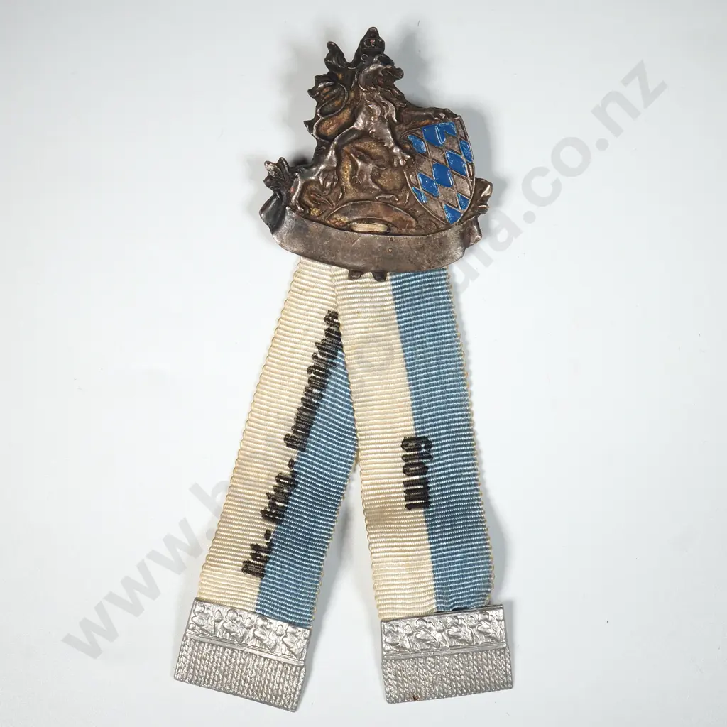 Pre WW1 German Bavarian Warrior League Badge Medal - Kriegerverbund  Image 1++
