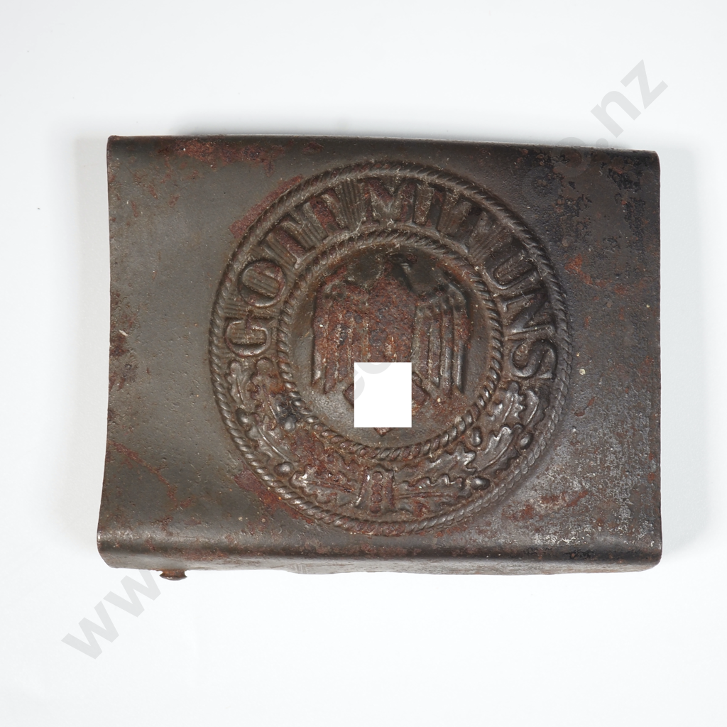 German Military Belt Buckle Bearing The Inscription 'Gott Mit Uns' Image 1++
