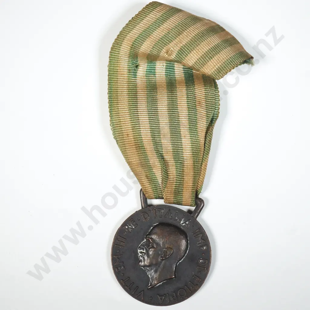 Facist Italian Ethiopian Medal Image 1++