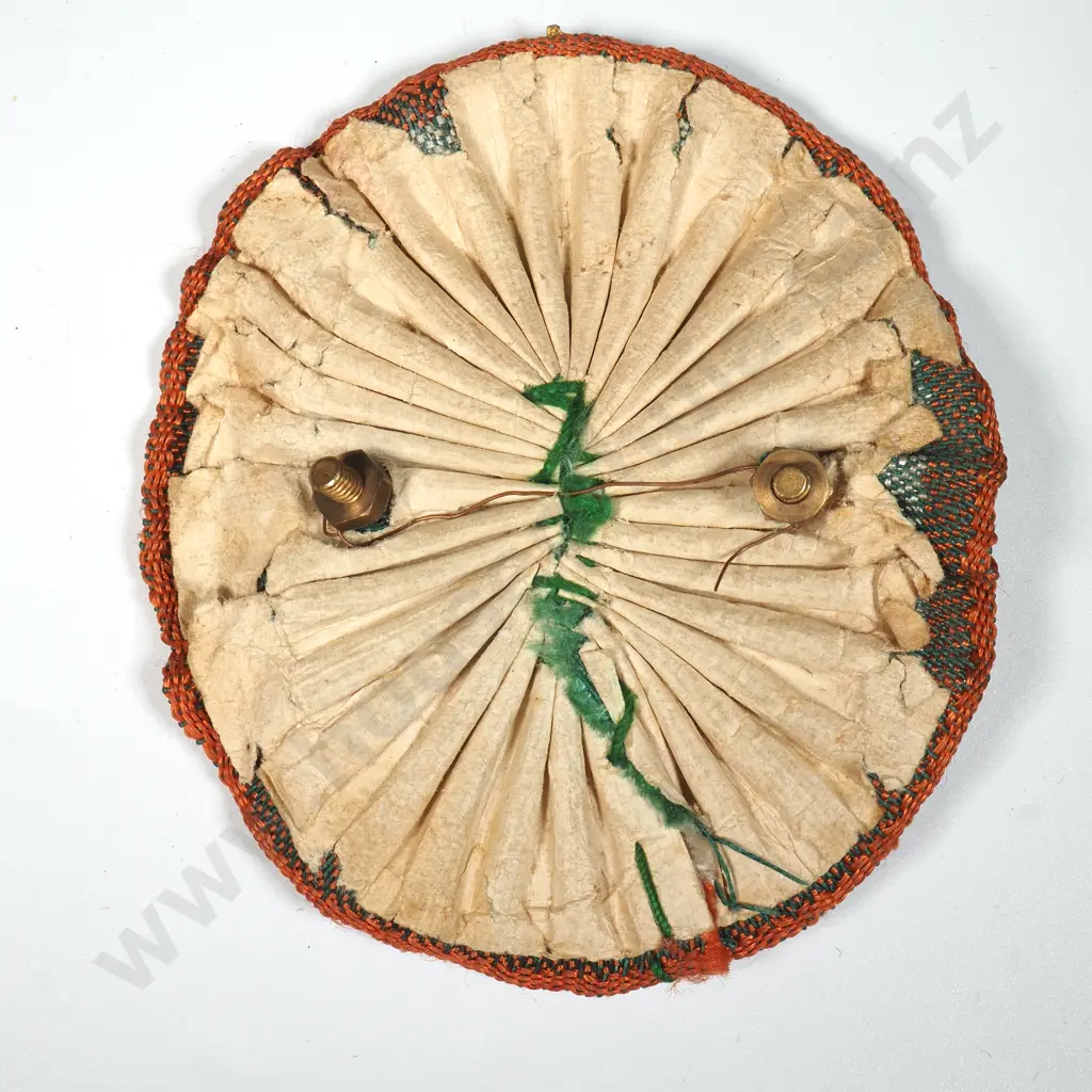 WW2 Facist Italian Collar Badge on Cloth Patch  Image 1++