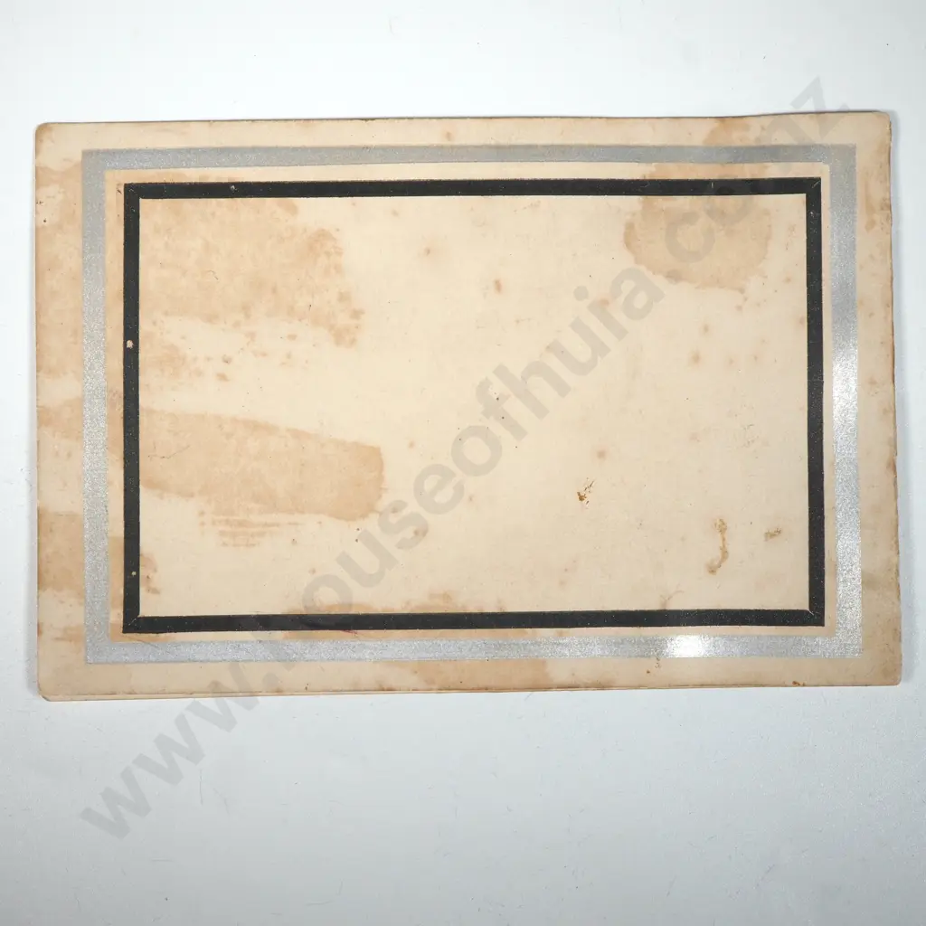 WW1 New Zealand In Memorium Card & Photo to Herbert Erubion Ward - KIA France 1917  Image 1++