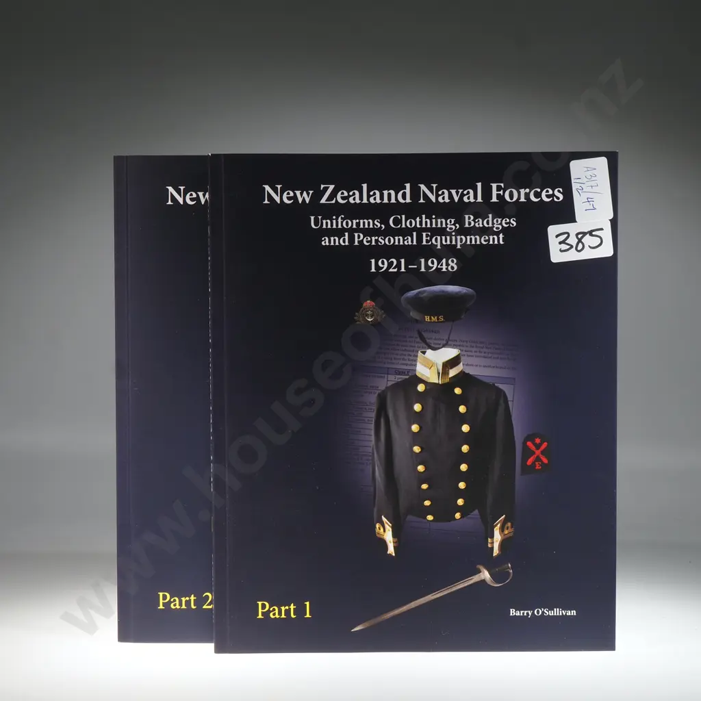 New Zealand Naval Forces Books - Pt 1 and Pt 2 Image 1++