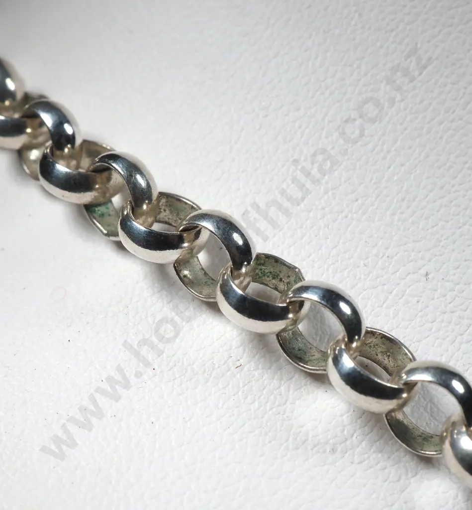 Sterling Silver Belcher Necklace Image 1++