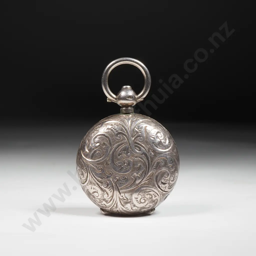 Antique Sterling Silver Engraved Sovereign Case - Hallmarked for Birmingham 1910 Image 1++
