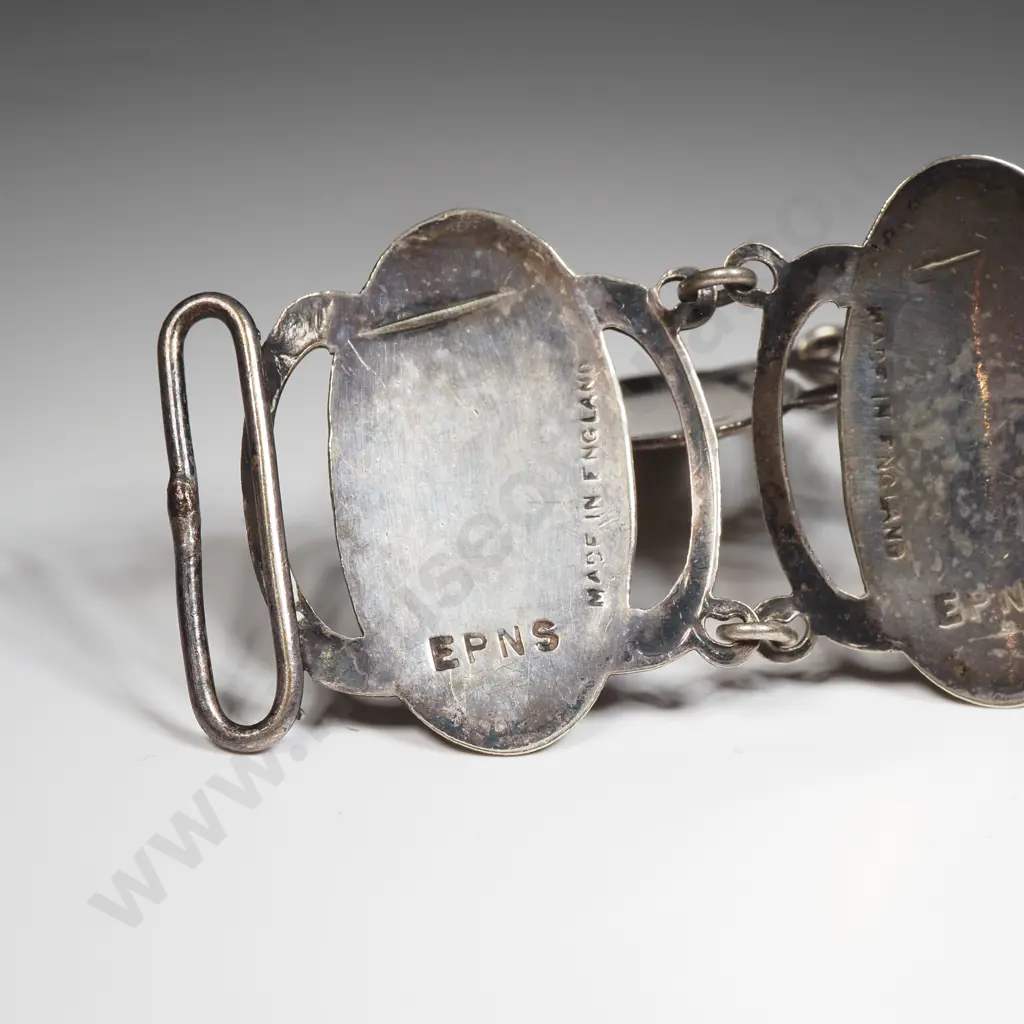 Intricate Silver Plate Belt  A/F Image 1++