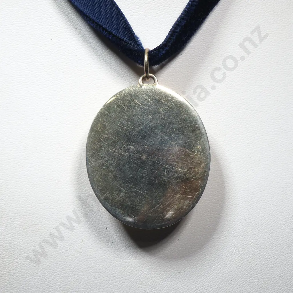 Decorative Pendant w Painted Portrait of a Lady Image 1++