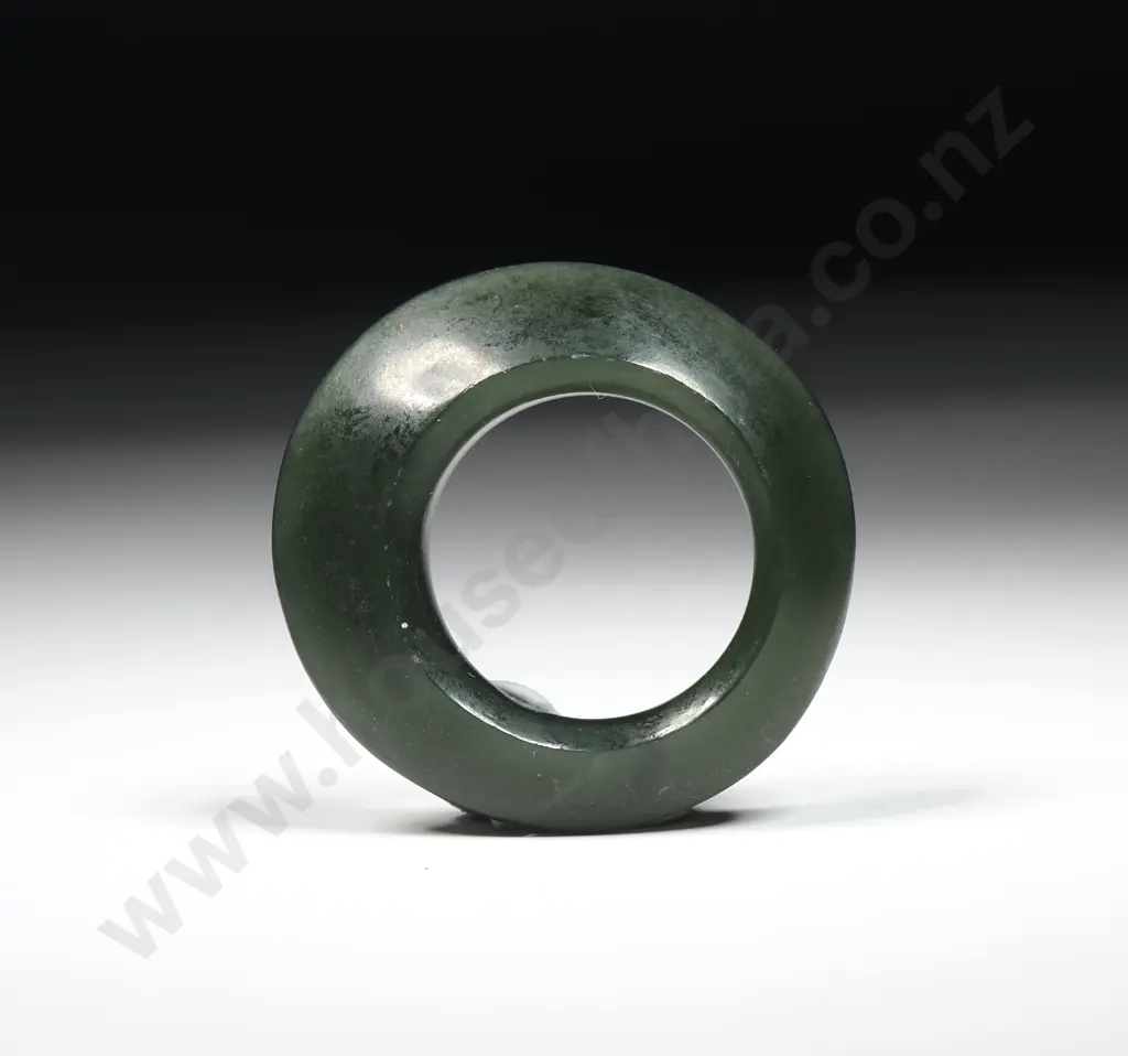 Carved Greenstone Ring Image 1++