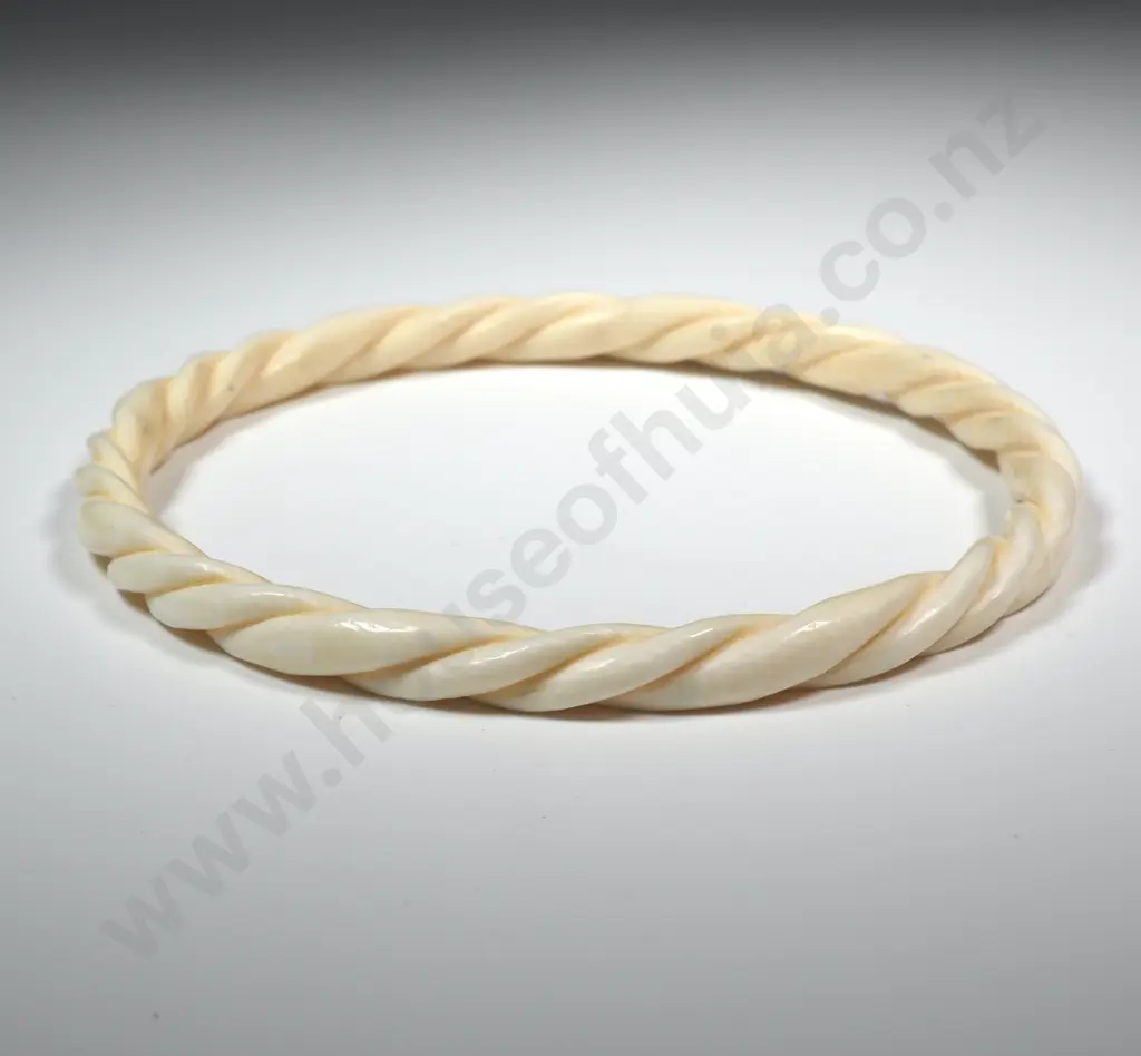 Carved Ivory Bangle Image 1++