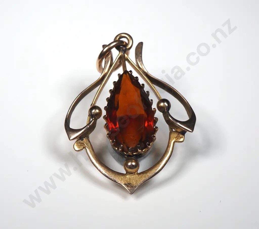 9ct Gold Edwardian Pendant Image 1++