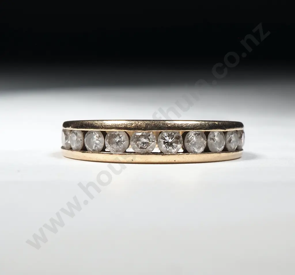 10ct Gold Diamond Ring Image 1++