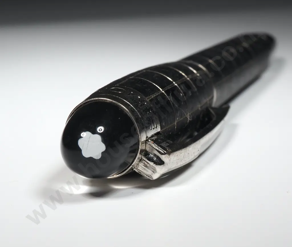 Mont Blanc Matt Black Rollerball Pen Image 1++