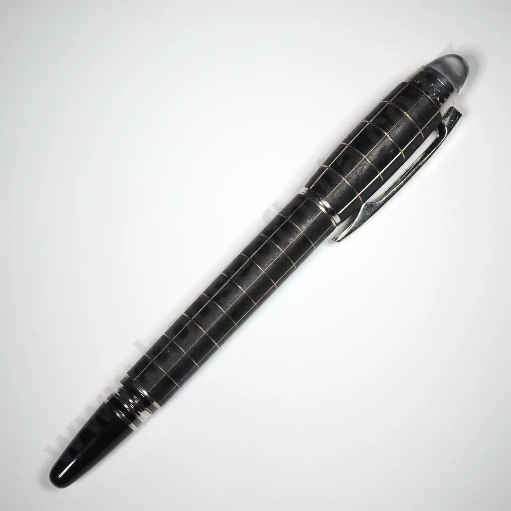 Mont Blanc Matt Black Rollerball Pen Image 1++