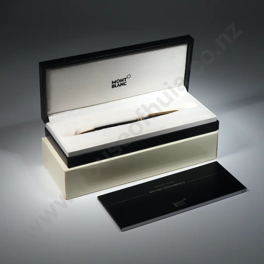 Cased Mont Blanc Meisterstuck Classique Mechanical Pencil 165 Black MP 12737 Image 1++