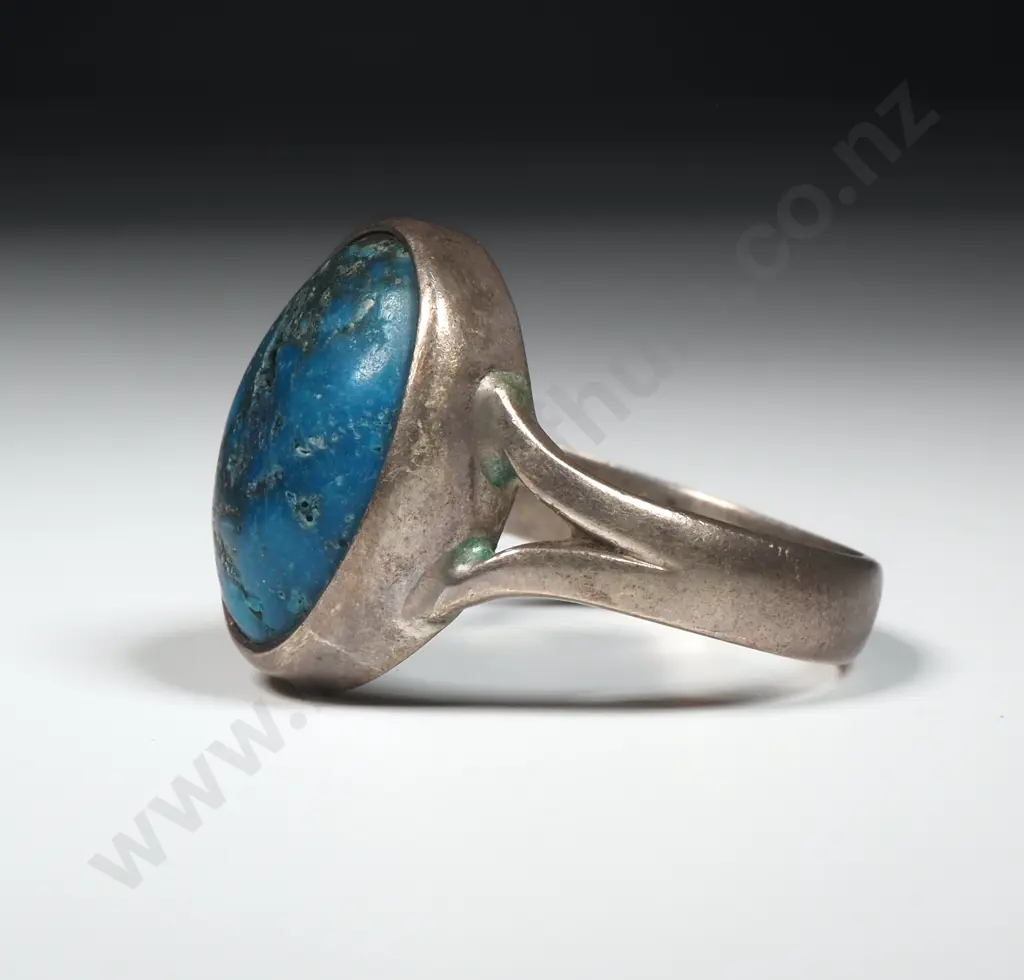 Sterling Silver Turquoise Ring Image 1++