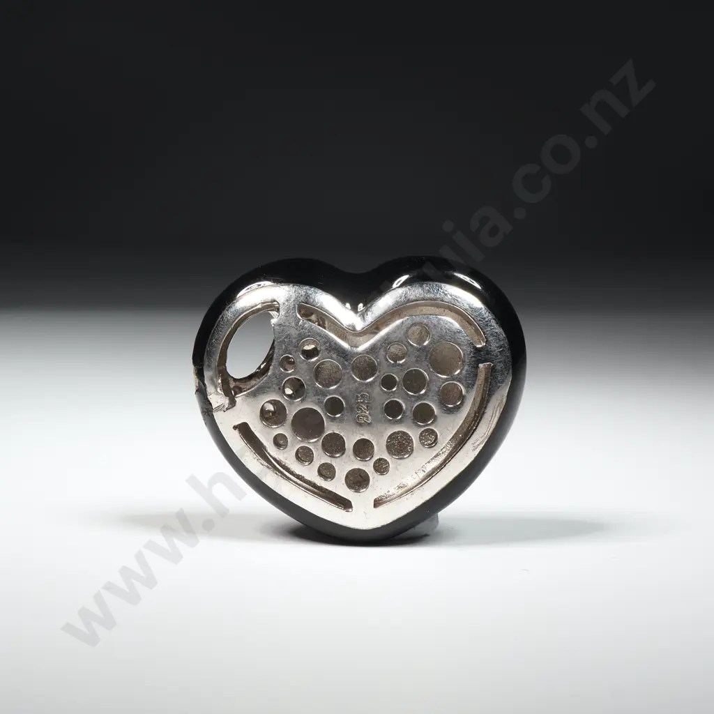 Sterling Silver Black Onyx Pendant Image 1++
