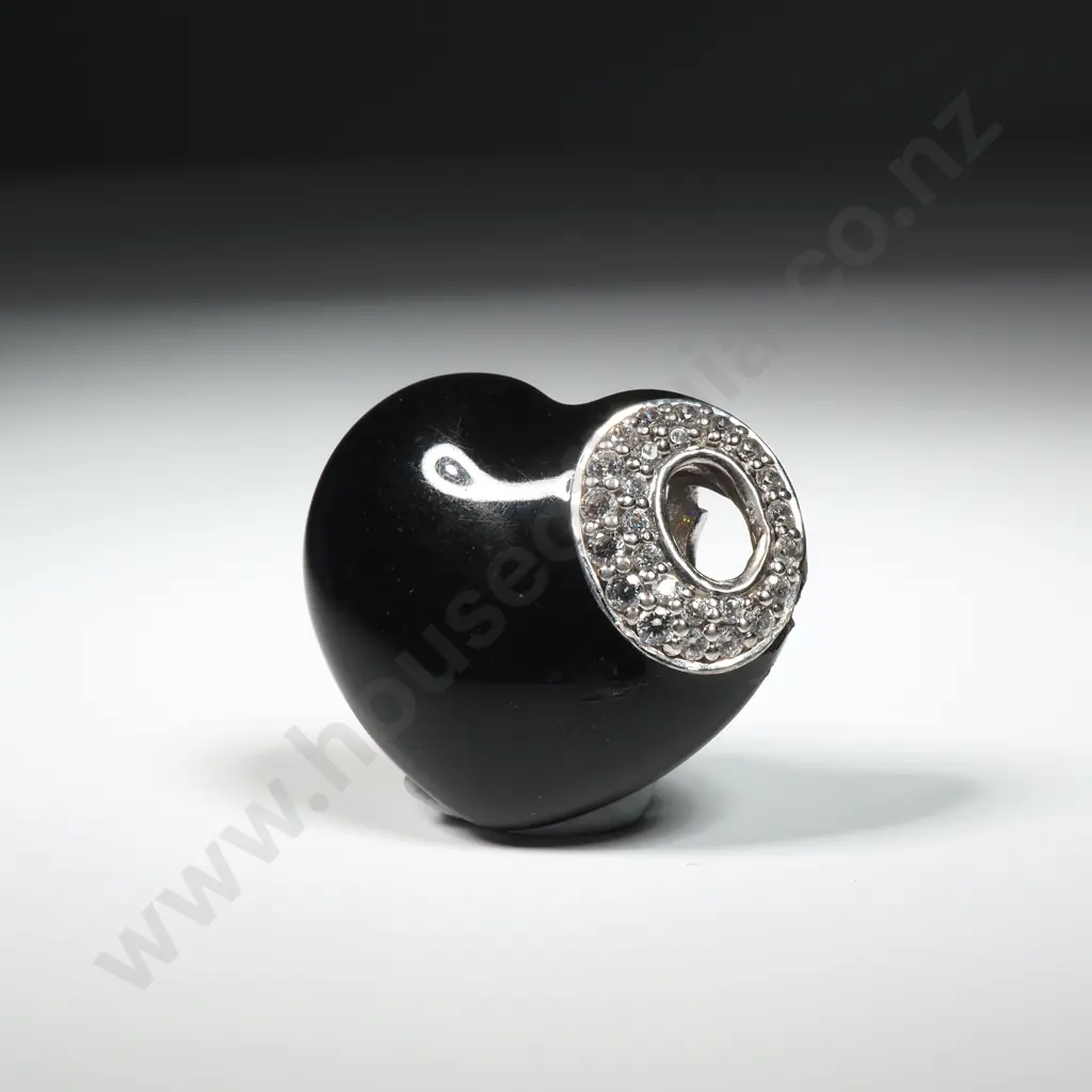 Sterling Silver Black Onyx Pendant Image 1++