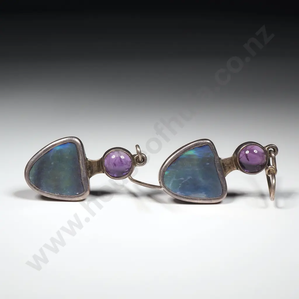 New Zealand Handcrafted Sterling Silver Earrings Image 1++