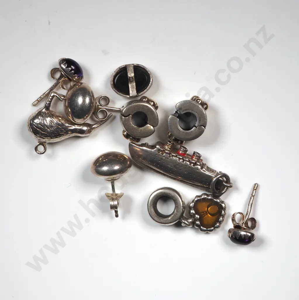 Assorted Sterling Silver Charms Image 1++