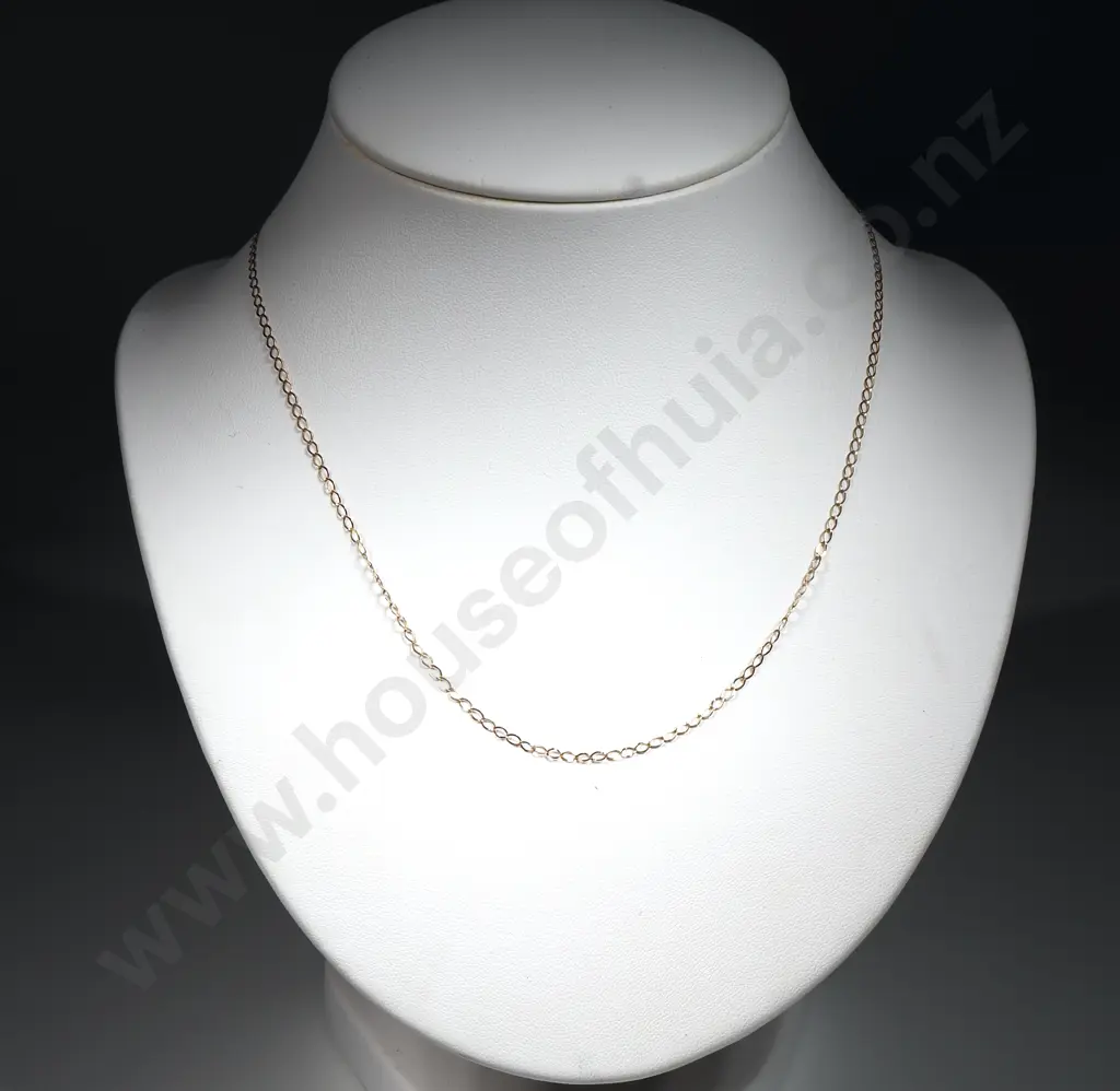 9ct Gold Chain Necklace Image 1++