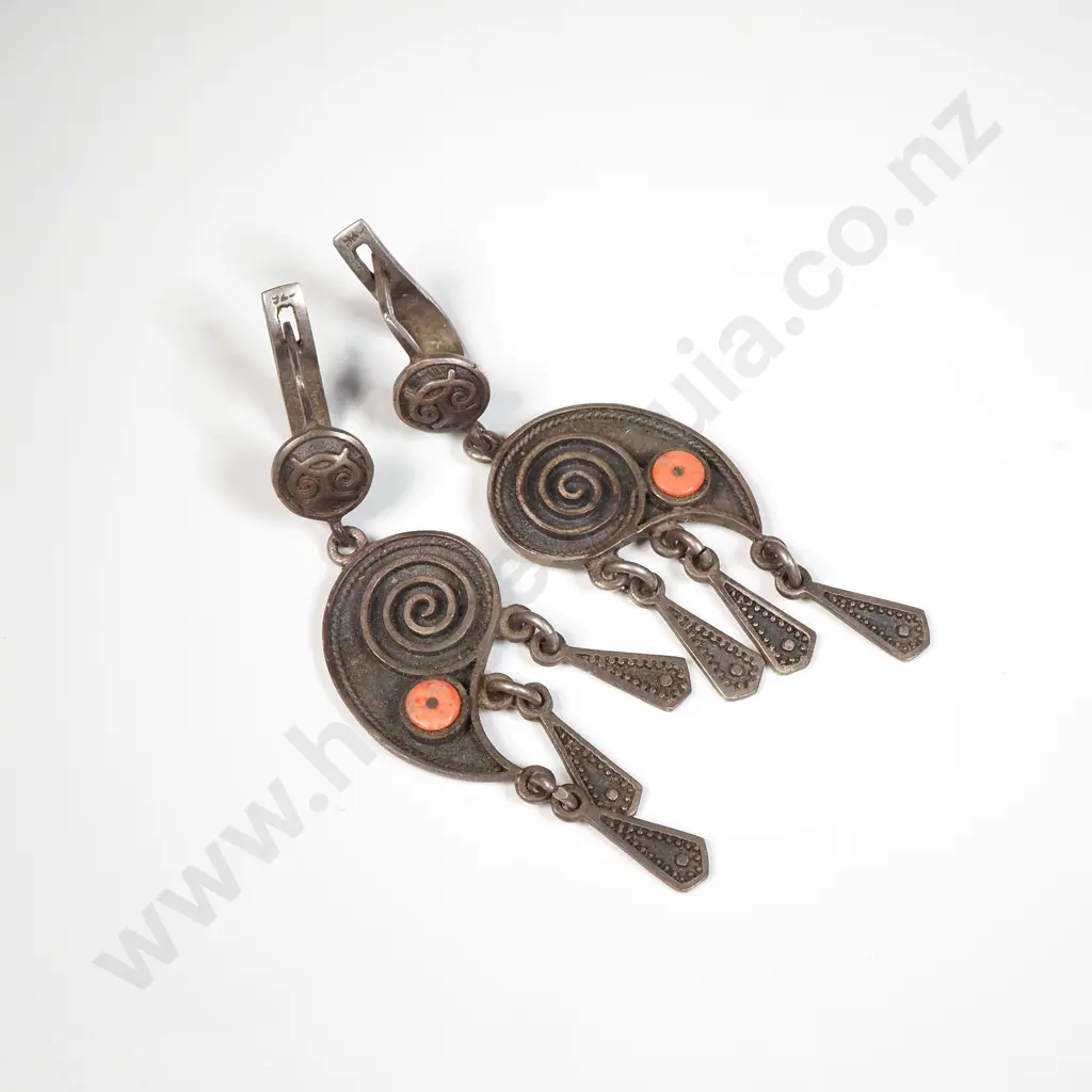 Fancy Sterling Silver Earrings Image 1++