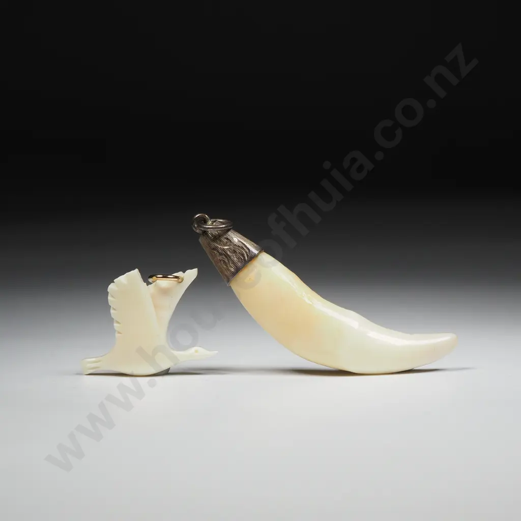 Two Ivory Pendants  Image 1++