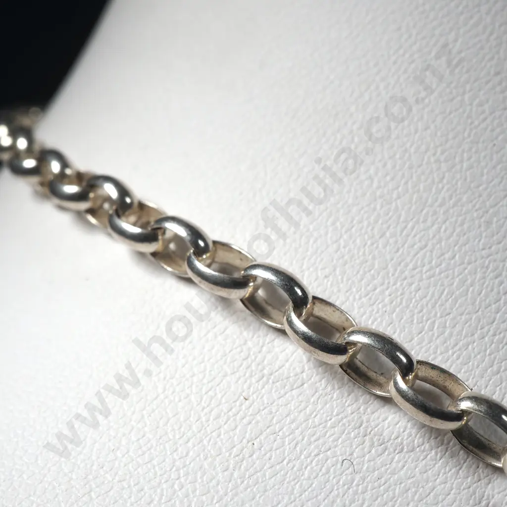 Sterling Silver Belcher Necklace Image 1++