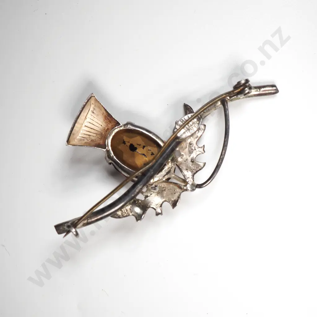 Sterling Silver Scottish Theme Brooch Image 1++